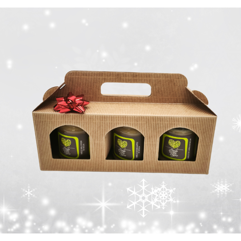 Trio of honey for cheeses